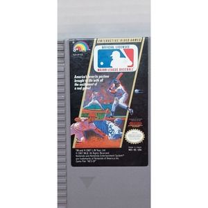 Nintendo NES | MLB Baseball 1987 |  Video Game